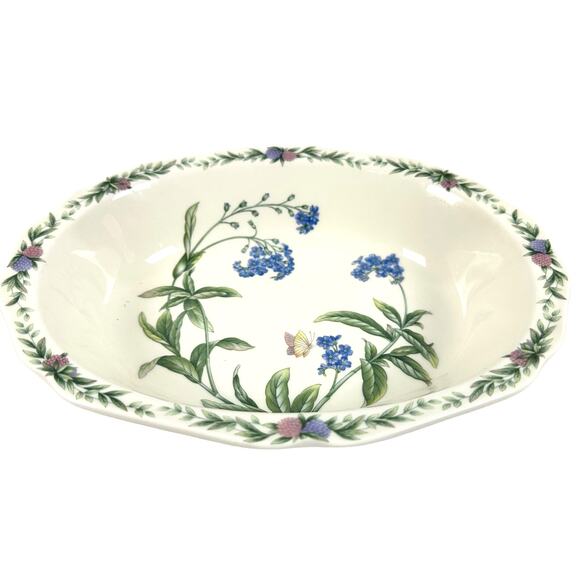 Noritake Conservatory Gala Cuisine 7915 Japan Oval Serving Bowl-Excellent! - Picture 2 of 7